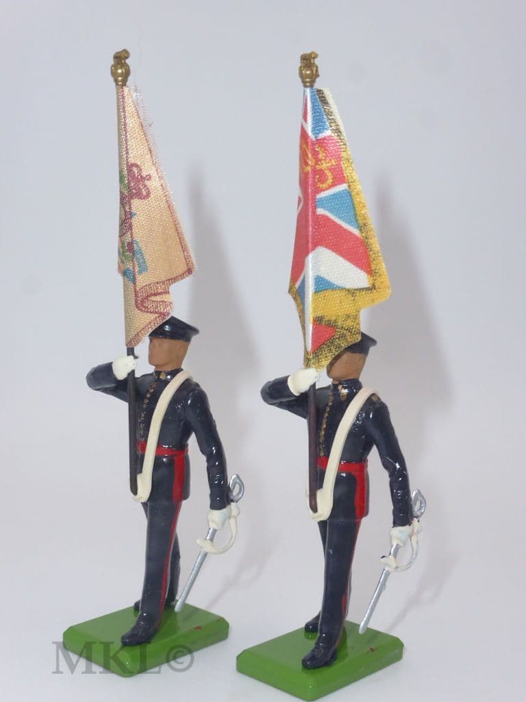 William Britain 2 Cheshire Regiment Flag Bearers