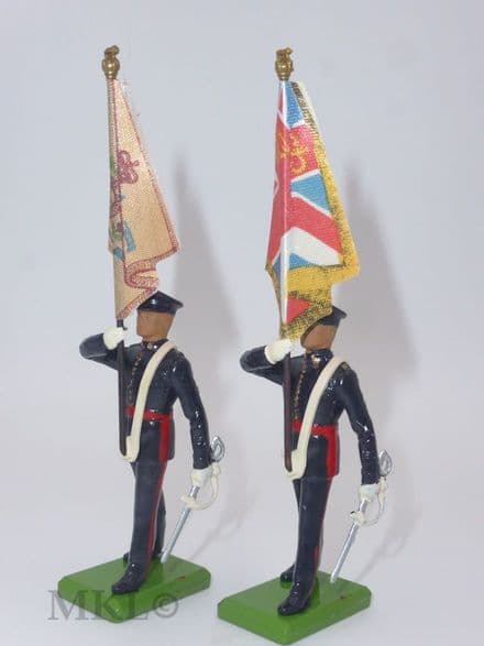 William Britain 2 Cheshire Regiment Flag Bearers