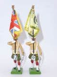 William Britain 2 Seaforth Highlanders Flag Bearers