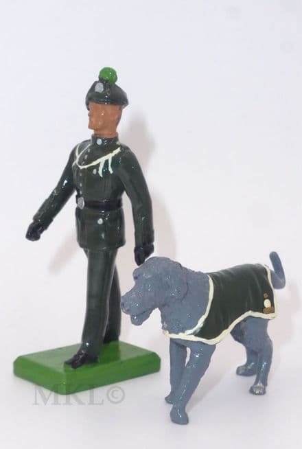 William Britain Royal Irish Rangers Mascot & Handler