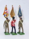 William Britain Set of 3 Royal Regiment Fusiliers Standard Bearers