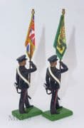 William Britain Staffordshire Regiment Standard Bearers