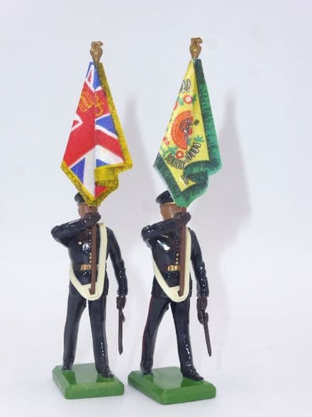 William Britain Staffordshire Regiment Standard Bearers