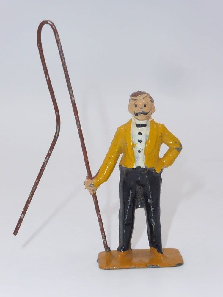 Charbens Vintage Lead Animal Trainer with long wire whip Item 713