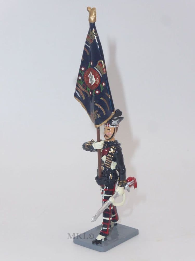 Kings Own Scottish Borderers Flag Bearer "A", Single Fig (From wb40273)