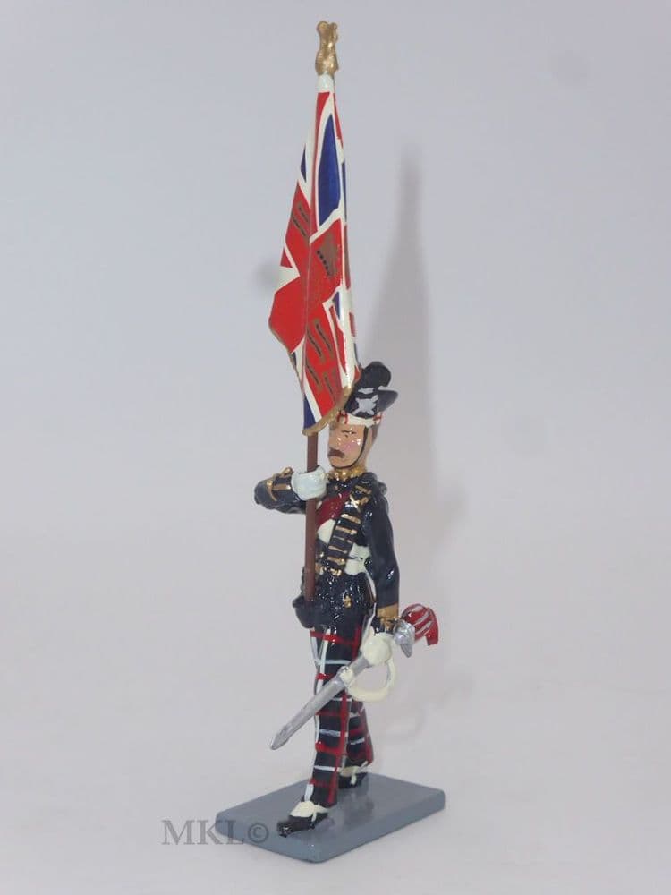 Kings Own Scottish Borderers Flag Bearer "B", Single Fig (From wb40273)