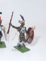 Little Legion Military Models - 3 Running Zulu Warriors