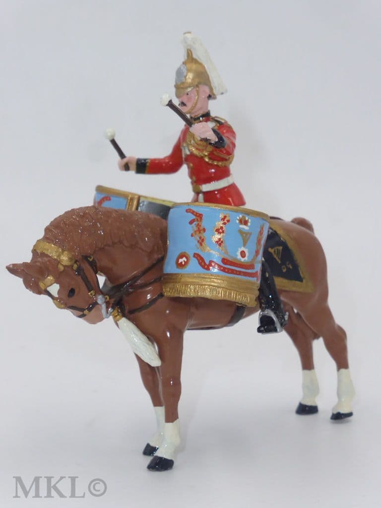 Figurine King & Country CE072 The Life Guards Drum Horse HECTOR, Plomb Peint, Neuf
