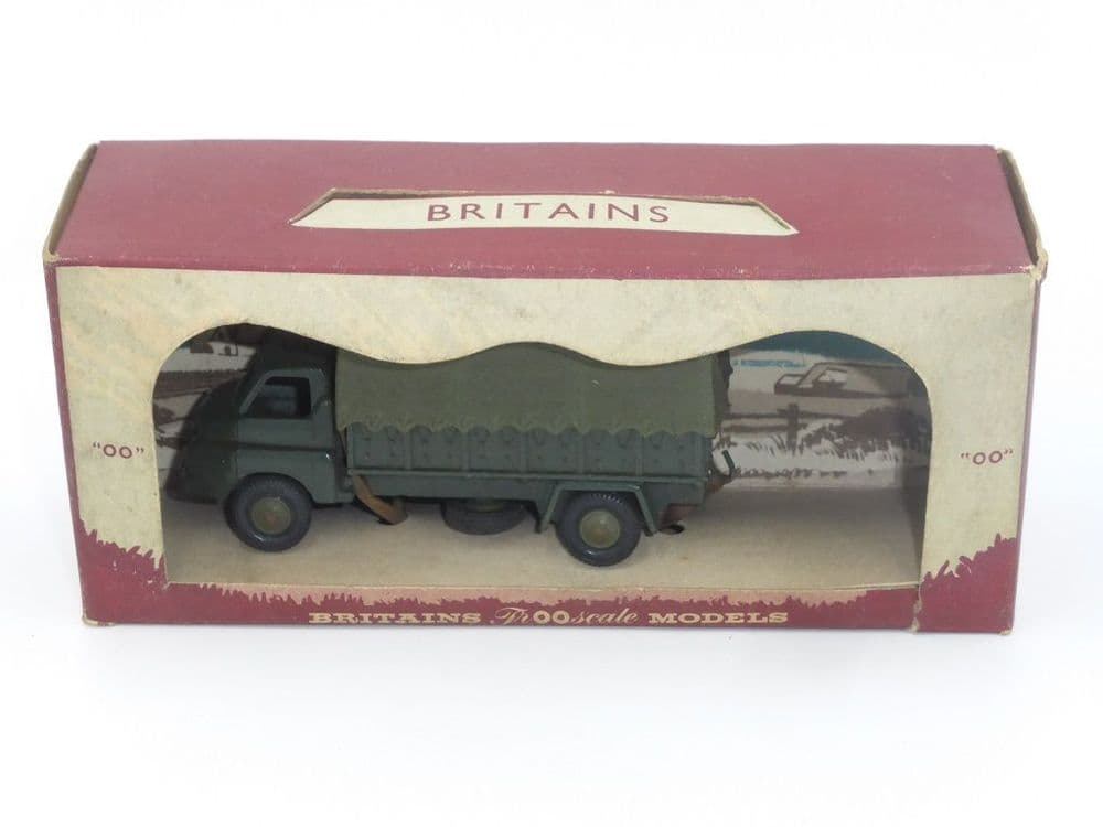 Vintage Britains Lilliput Army 3 Ton Covered Truck LV607