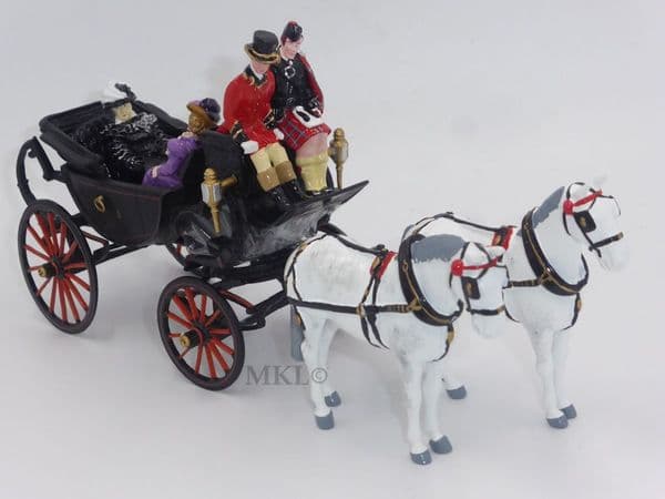 WB 00293 Queen Victoria in the Royal Barouche with attendants
