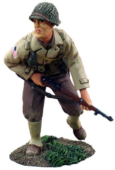 WB25002 US 101st Airbourne Glider Infantry Regiment Advancing