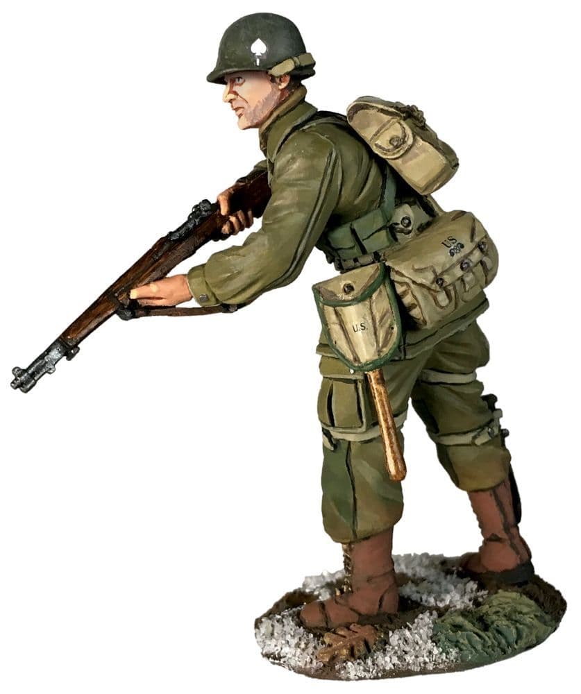 WB25064 - US 101st Airborne in M-43 Jacket Advancing Winter 1944-45