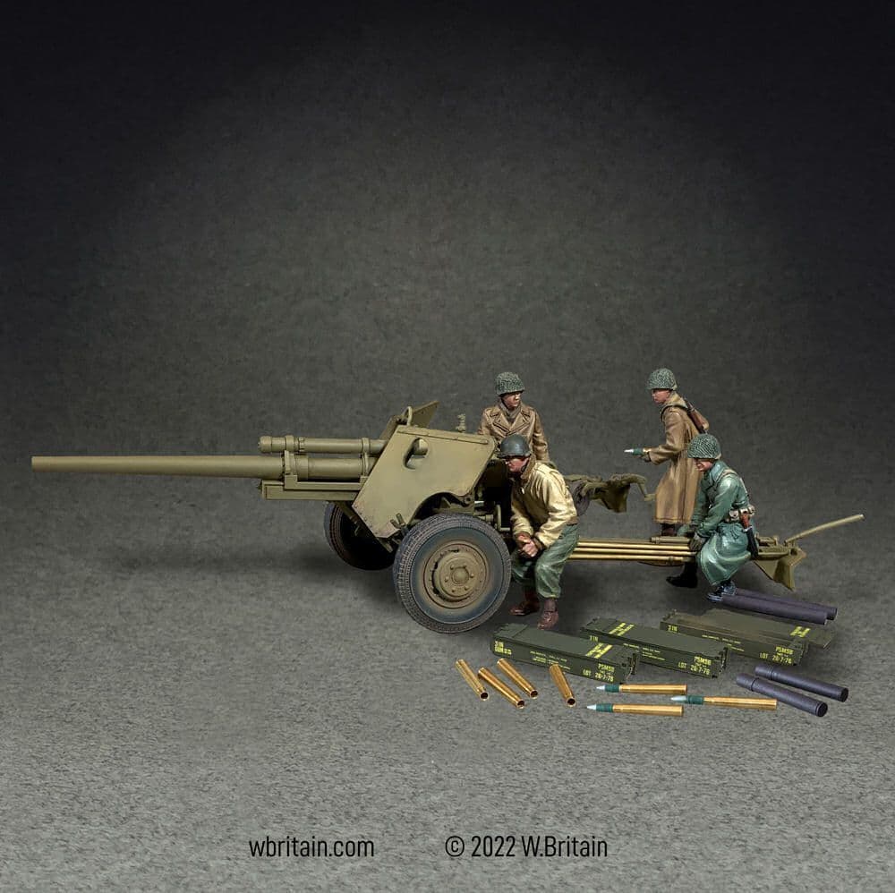 WB25145 - "Holding the Line" U.S. M5, 3-Inch Anti-Tank Gun & Crew WINTER