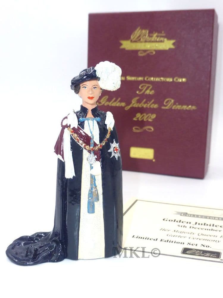 WB40172 - Golden Jubilee Dinner 2002 Figure - HM Majesty Queen Elizabeth II Garter Ceremony 1966