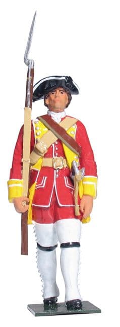 WB43146 British Private 15th Regiment of Foot 1754-1763
