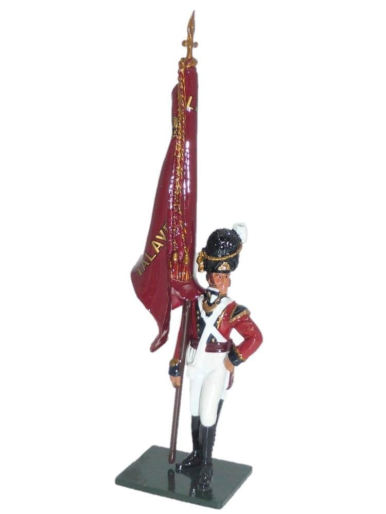 WB44036 Ensign Kings Colour 2nd Colstream Foot Guards