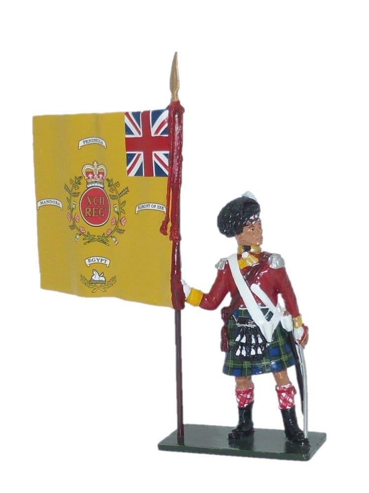 WB44051 Ensign, 92nd Gordon Highlanders, Regimental Colours 1815