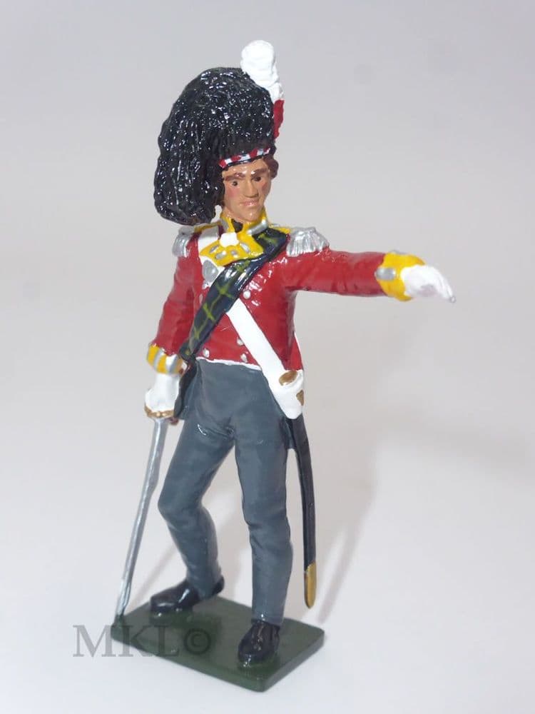 WB44052 - Officer, 92nd (Gordon) Highlanders Ltd Ed Guards Toy Soldier Centre Exclusive
