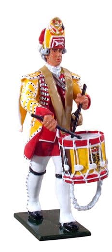 WB47012 British Drummer 15th Regiment of Foot 1754-1763