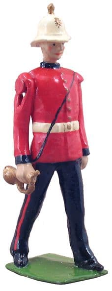 WB49015 British Royal Marine Light Infantry Bugler Marching