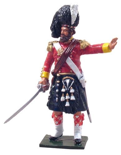WB50016C - Redcoats British 93rd Highlander Officer 50016C Collectors Club Figure