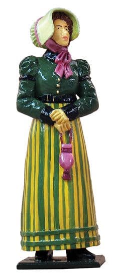 WB60002 Lady in Walking Dress 1820-1825