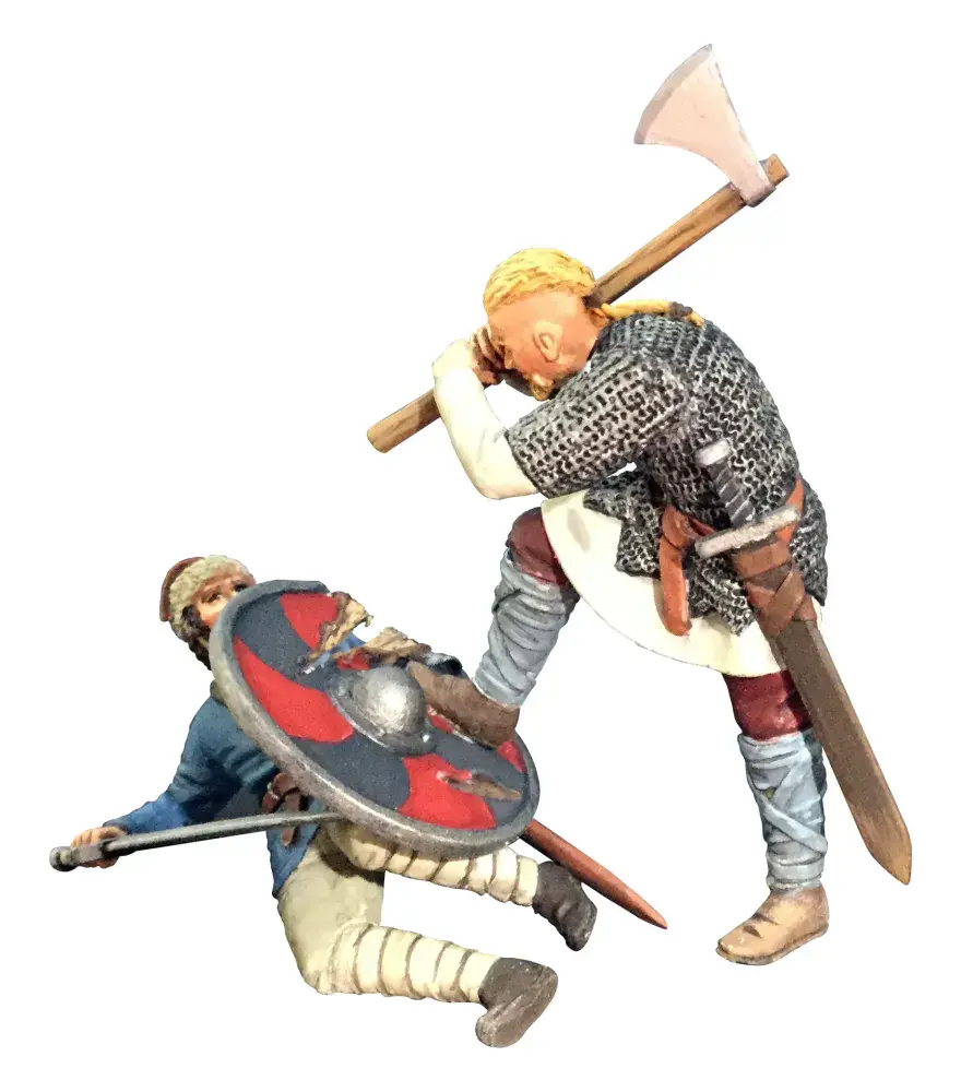 WB62122 "Overwhelmed" Viking Striking downed Saxon