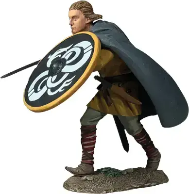 WB62138 Viking Halvar Defending with Sword and Shield