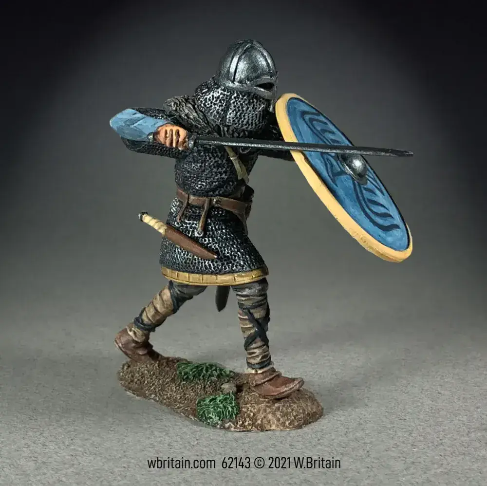 WB62143 Viking Defending with Sword and Shield