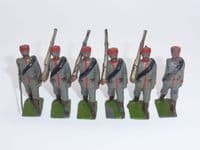 WBritain - Montenegrin Infantry  Marching and Officer Set 174 (A)