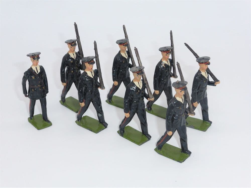 WBritain Set No.2030 Australian Army Infantry, Blue ceremonial dress