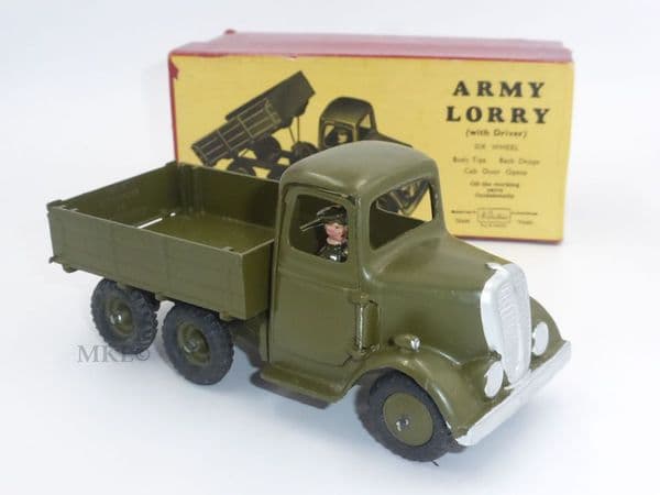 William Britain Vintage Metal 6 Wheel Army Lorry Item 1335