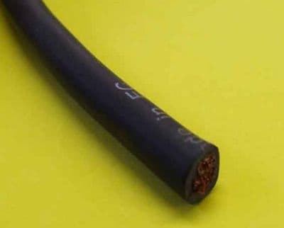 110 Amp Battery Cable - Black - Sold Per Metre
