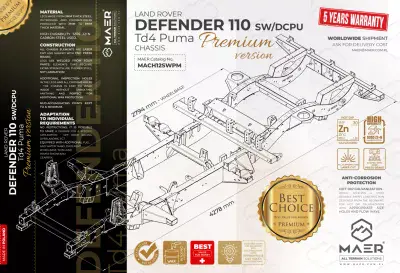 110 Td4 Puma SW/DCPU chassis - PREMIUM