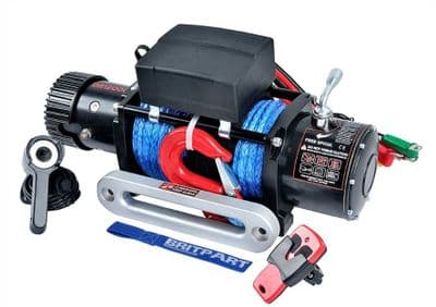 12,000lbs 24V Pulling Power Winch - Dyneema Rope