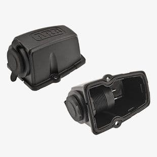 12/24V DC Threaded Socket and Surface Mount Housing