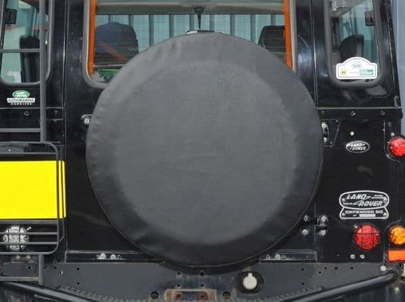235 x 85 x 16  Plain Black Spare Wheel Cover - DA2027