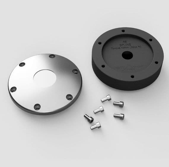 48 Spline Boss Kit Small Silver/Black