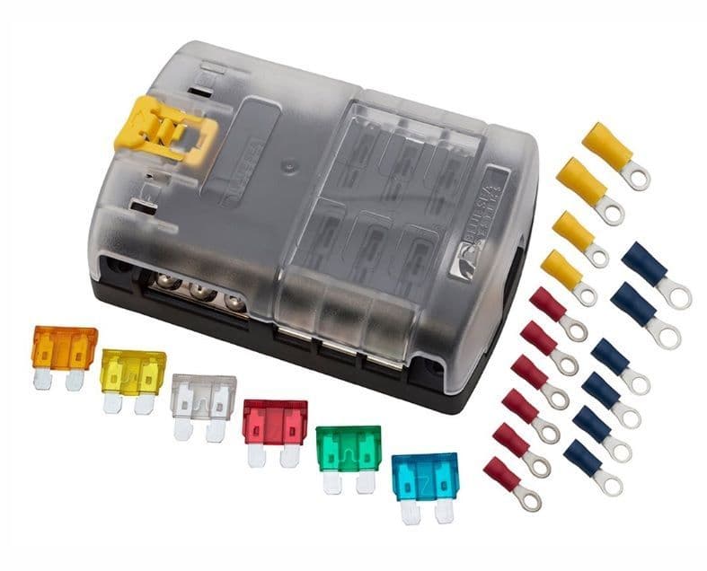 Fuse Box Kit 6 Way Fuse Box Kit with Crimps - DA1748
