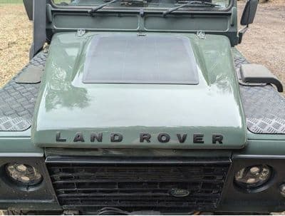 70W Bonnet Mounted Solar Panel Kit