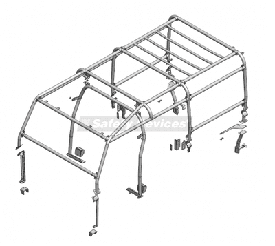 8-Point Full External/ Internal Roll Cage