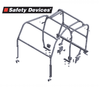 8-Point Multi-Point Internal/ External Bolt-In Full Roll Cage