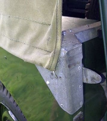80" Brass Rope Hooks
