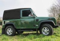 90 Soft Top Heavy Duty Bar Set with Canvas Hood