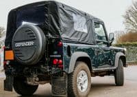 90" Full PVC Black Hood with Side Windows