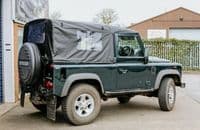 90" Full PVC Black Hood with Side Windows