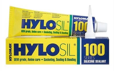 Black Hylosil 100 Series Silicone Sealant 85g