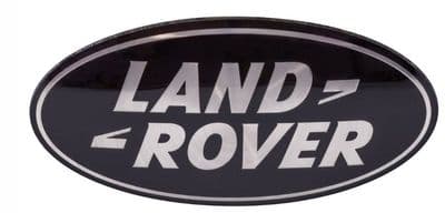 Black/Silver Logo Grille Badge
