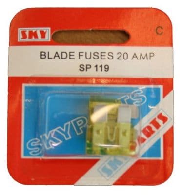 Blade Fuse - 20 Amp - Pack of 2