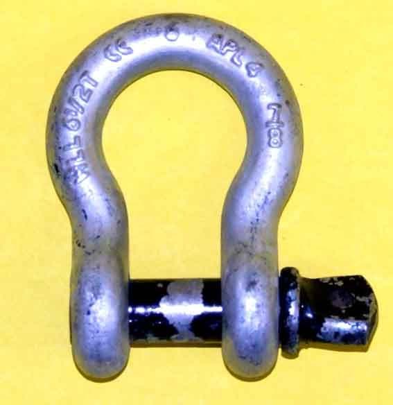 Bow Shackle 7/8 Pin - 6 1/2 Ton